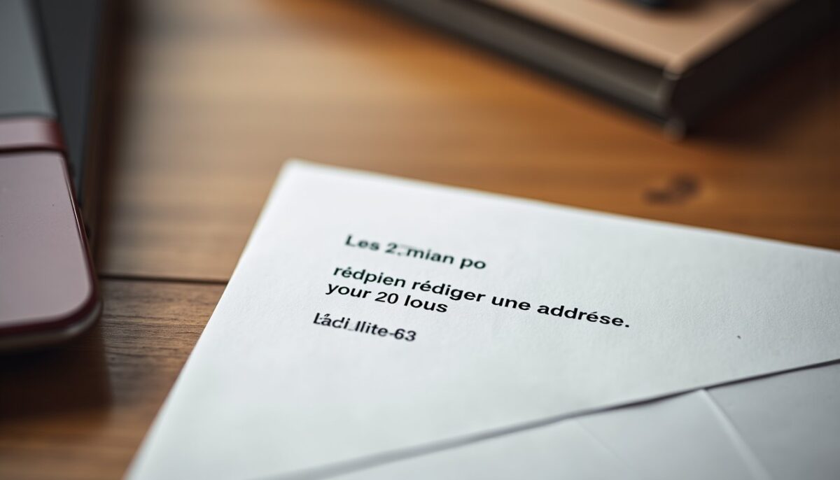 Les clés pour rédiger une adresse parfaite sur une enveloppe sans faire d’erreur