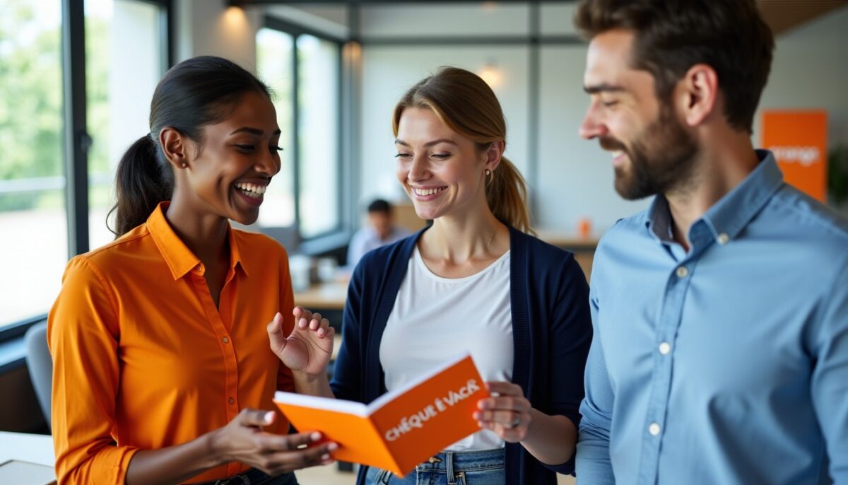 Les bénéfices du CSE Orange : chèques vacances et réductions forfaitaires
